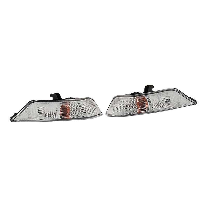 Car Front Bumper Corner Turn Signal Lights for 2015-2017 Headlights Indicator Lamp with Bulbs