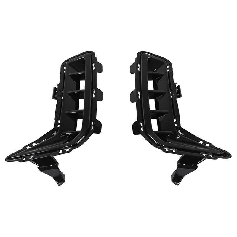 Car Front Bumper Cover Air Vent Cover Trim Outlet Intake Frame for X5 G05 X5L 2023-,Black