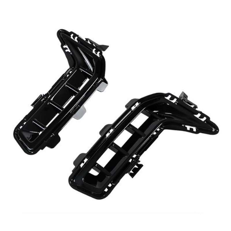Car Front Bumper Cover Air Vent Cover Trim Outlet Intake Frame for X5 G05 X5L 2023-,Smoke Gray
