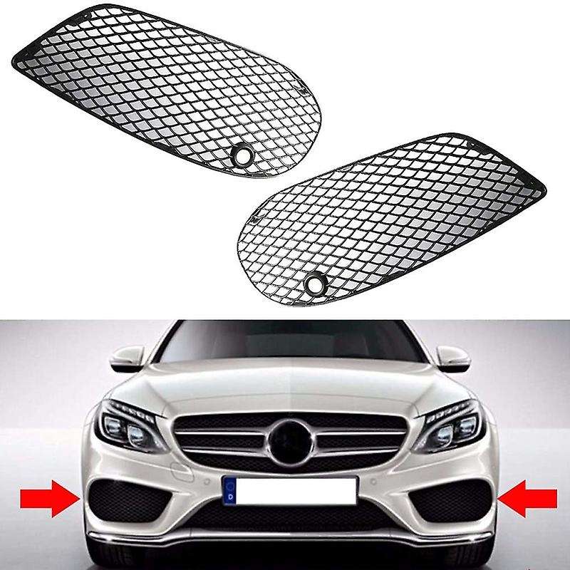 Car Front Bumper Fog Lamp Grill Cover for for C CLASS W205 2015-2017 2058852623 2058852523