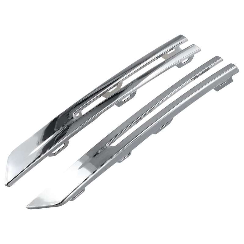 Car Front Bumper Fog Lamp Grille Bright Strip Chrome Plated 32234952 32234953 for XC60 2022