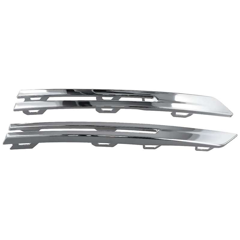Car Front Bumper Fog Lamp Grille Bright Strip Chrome Plated 32234952 32234953 for XC60 2022