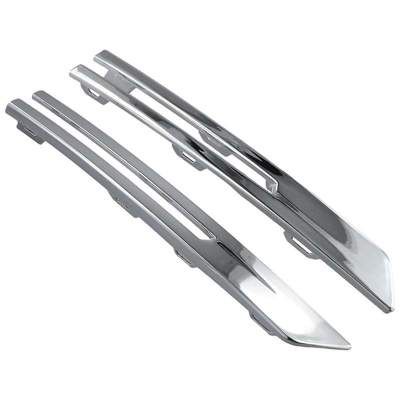 Car Front Bumper Fog Lamp Grille Bright Strip Chrome Plated 32234952 32234953 for XC60 2022