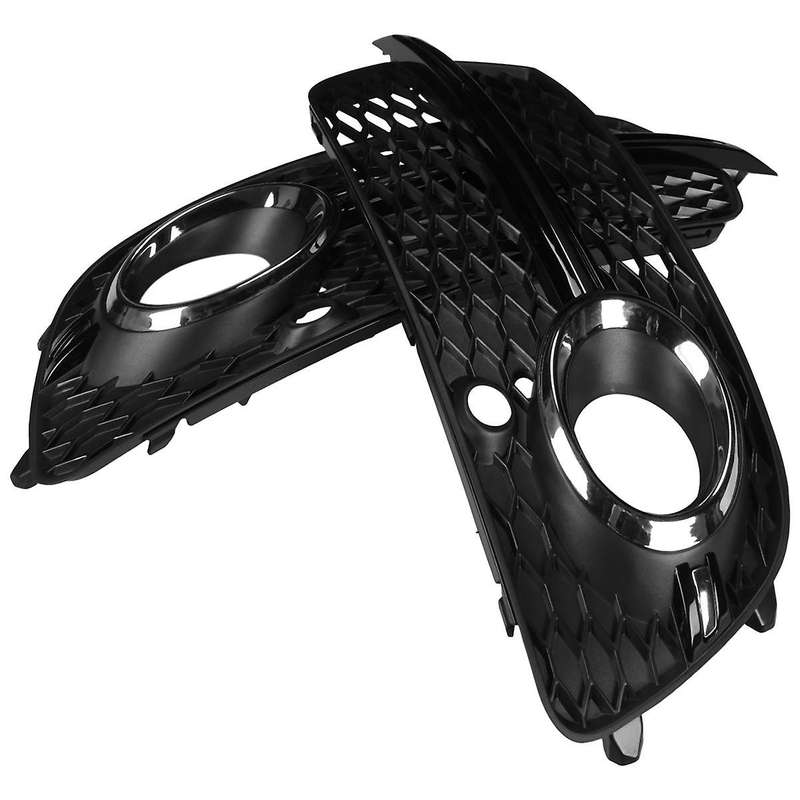 Car Front Bumper Fog Lamp Grille for Q5 2013-2017 8R0807681S 8R0807682S