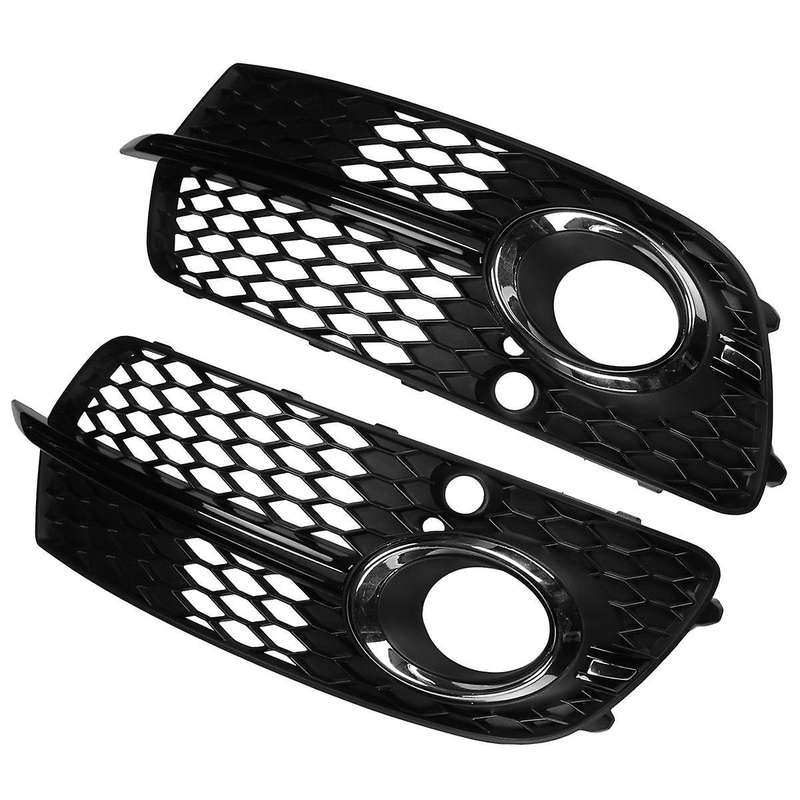Car Front Bumper Fog Lamp Grille for Q5 2013-2017 8R0807681S 8R0807682S