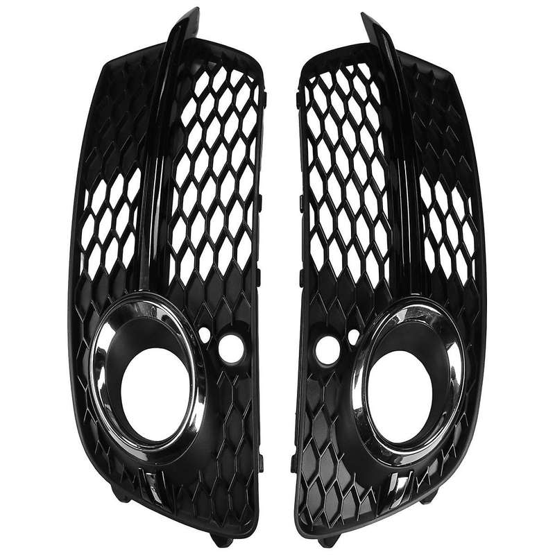 Car Front Bumper Fog Lamp Grille for Q5 2013-2017 8R0807681S 8R0807682S