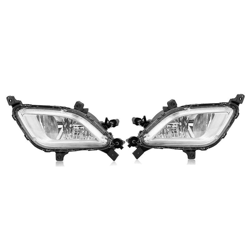 Car Front Bumper Fog Lamp Headlights Halogen Fog Light for Forte 2017 2018