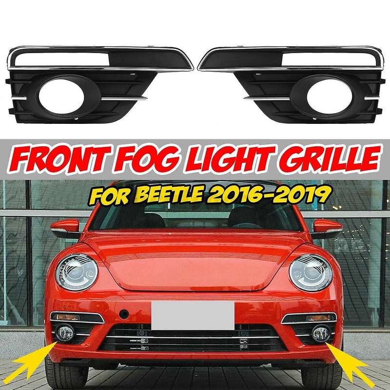 Car Front Bumper Fog Lamp Grille Cover for- 2016-2019 5C5854661J 5C5854662J Right