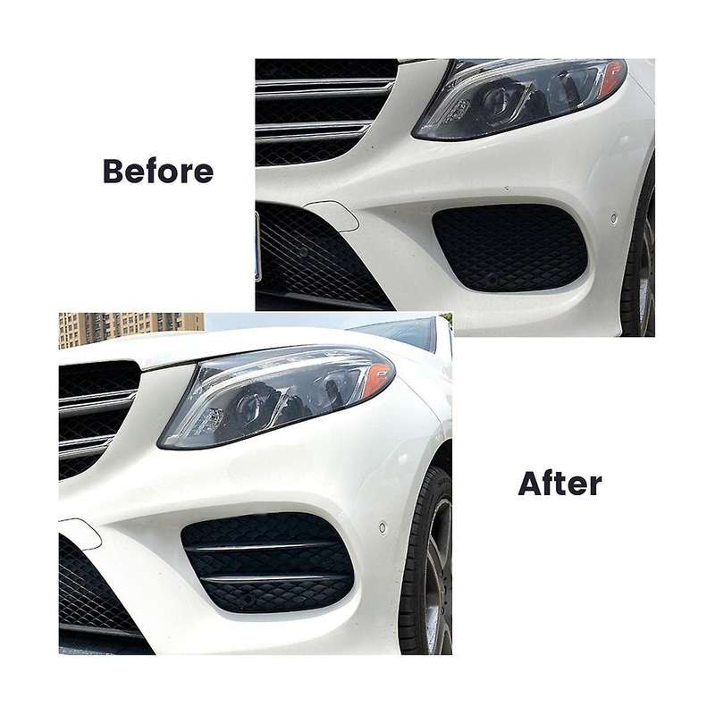 Car Front Bumper Fog Lamp Grille Covers for - Gls Coupe W166 X166 C292 2015-2019