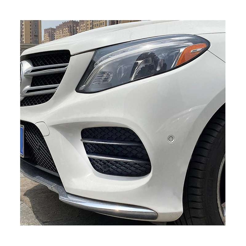 Car Front Bumper Fog Lamp Grille Covers for - Gls Coupe W166 X166 C292 2015-2019