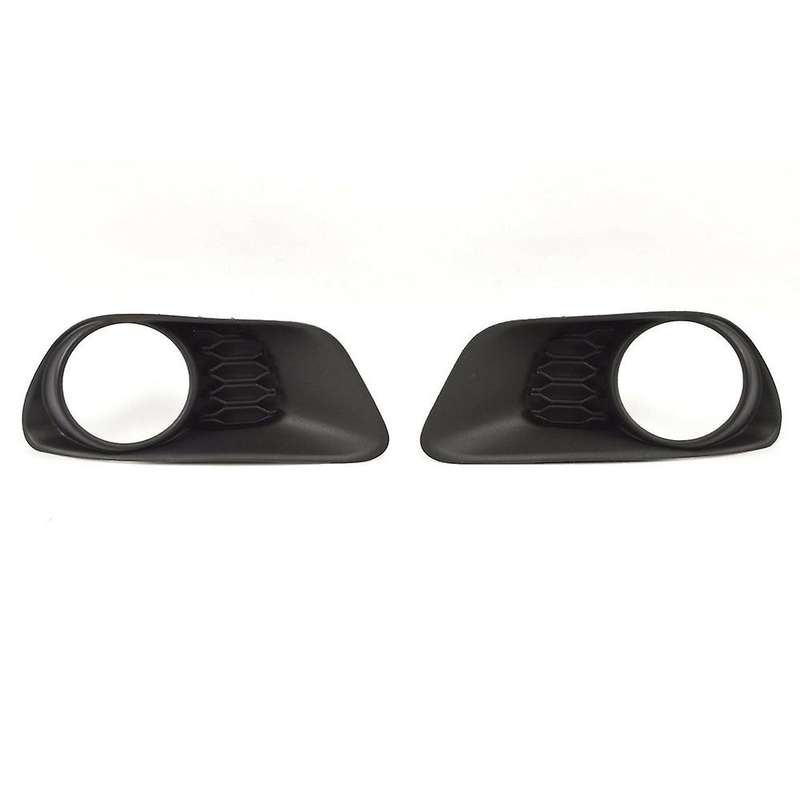 Car Front Bumper Fog Light Cover Fog Lamp Frame Trim for 2011-2021 68100698AA 68100699AA