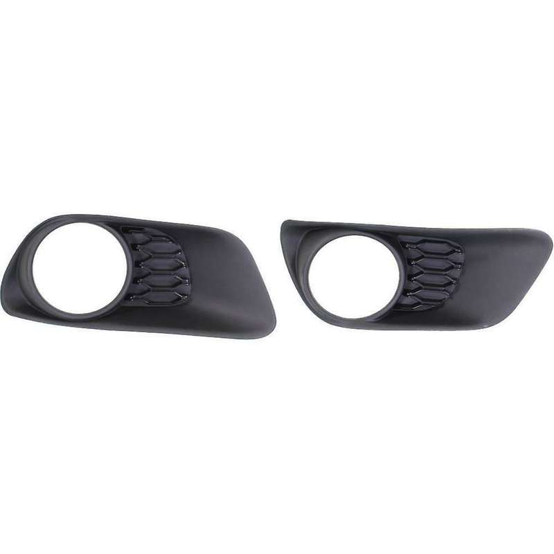 Car Front Bumper Fog Light Cover Fog Lamp Frame Trim for 2011-2021 68100698AA 68100699AA