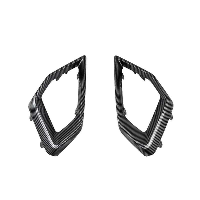 Car Front Bumper Fog Light Cover Air Vent Cover Trim Outlet Intake Frame for X5 G05 X5L 2023,Black