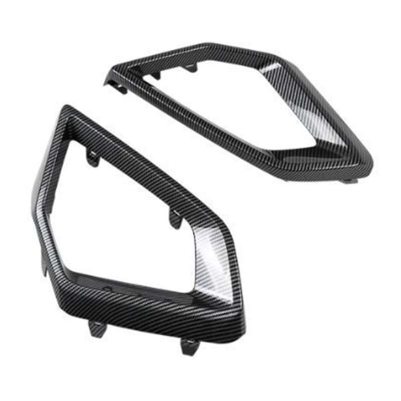 Car Front Bumper Fog Light Cover Air Vent Cover Trim Outlet Intake Frame for X5 G05 X5L 2023,Black