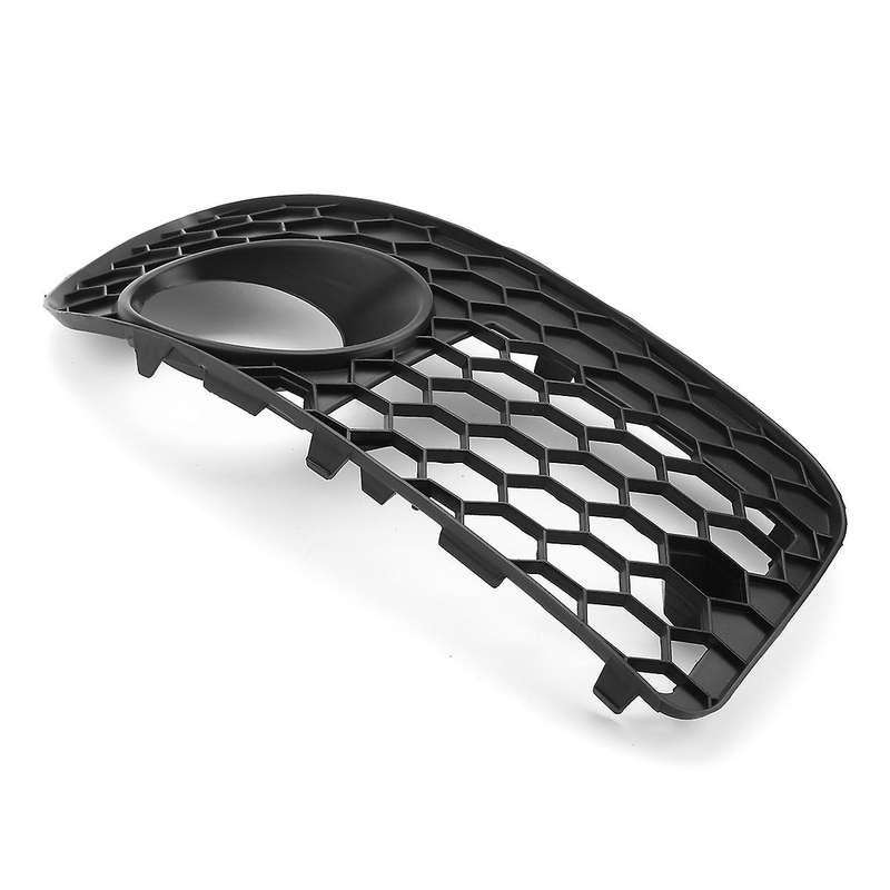 Car Front Bumper Fog Light Cover Honeycomb Mesh Grilles with Fog Lamp for MK5 GLI 2006-2009