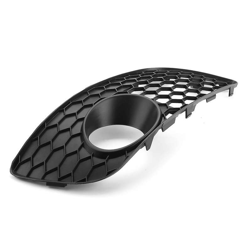 Car Front Bumper Fog Light Cover Honeycomb Mesh Grilles with Fog Lamp for MK5 GLI 2006-2009