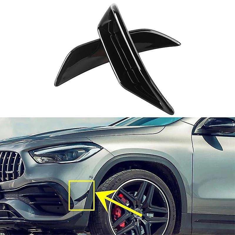 Car Front Bumper Fog Light Cover Trim Splitter Spoiler for H247 GLA180 GLA200 GLA220 GLA250 GLA45S 2