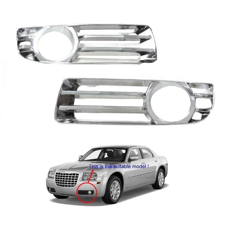 Car Front Bumper Fog Light Driving Lamp Trim Cover 4805930aa 4805931aa for 300 2005-2010 Car Accesso