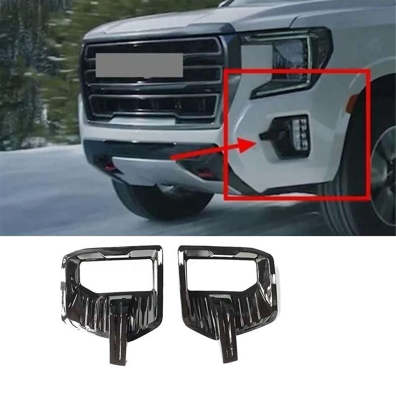 Car Front Bumper Fog Light Frame Cover 84341218 84341219 for 2021-2023 Fog Light Protector Cover