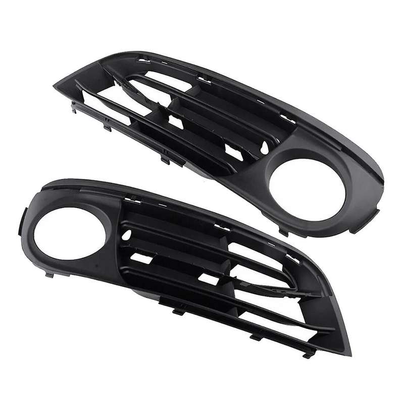 Car Front Bumper Fog Light Frame Grille Cover 51117342391 51117342392 for 5 Series F10 F11 F18 2014-
