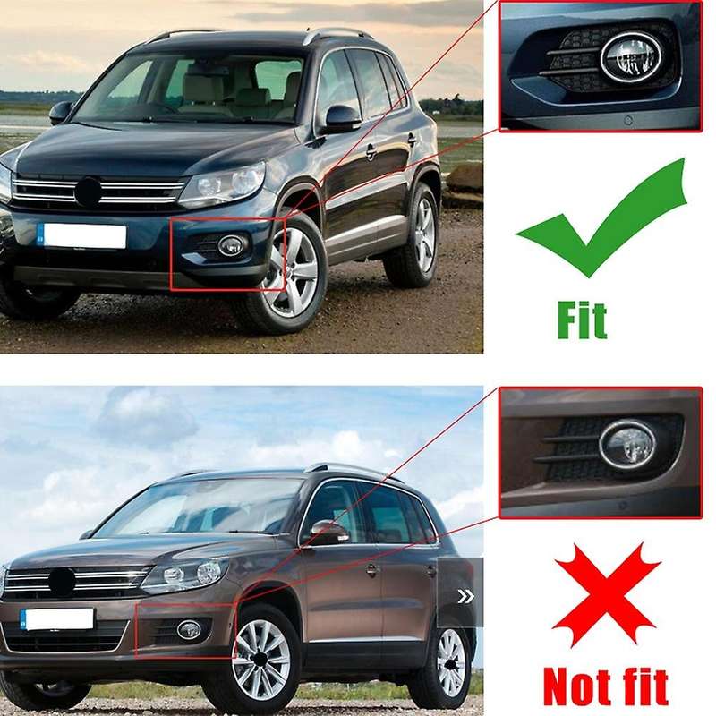 Car Front Bumper Fog Light Frame Cover Grille for 2012-2019 5N0853666G9B9 5N0853666G
