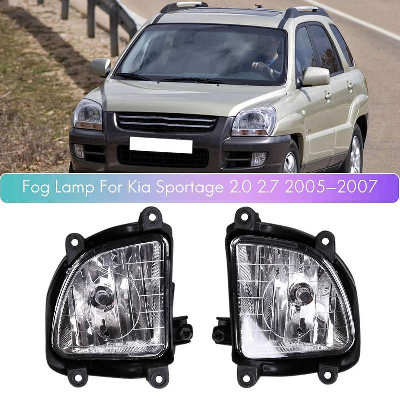 Car Front Bumper Fog Light Fog Lamp for 2.0 2.7 2005-2007 922011F001 / 922021F001 Running Light Lamp