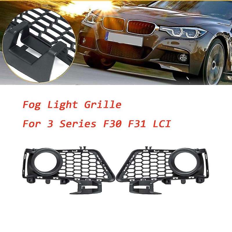 Car Front Bumper Fog Light Grille for 3 Series F30 F31 M-sport 2011+