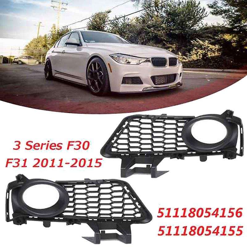 Car Front Bumper Fog Light Grille for 3 Series F30 F31 M-sport 2011+