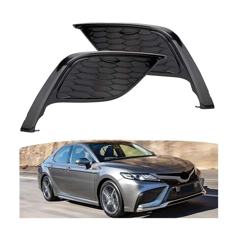 Car Front Bumper Fog Light Grille Cover for Se/se Hybrid/xse/xse Hybrid 2021-2022 81481-06240 81482