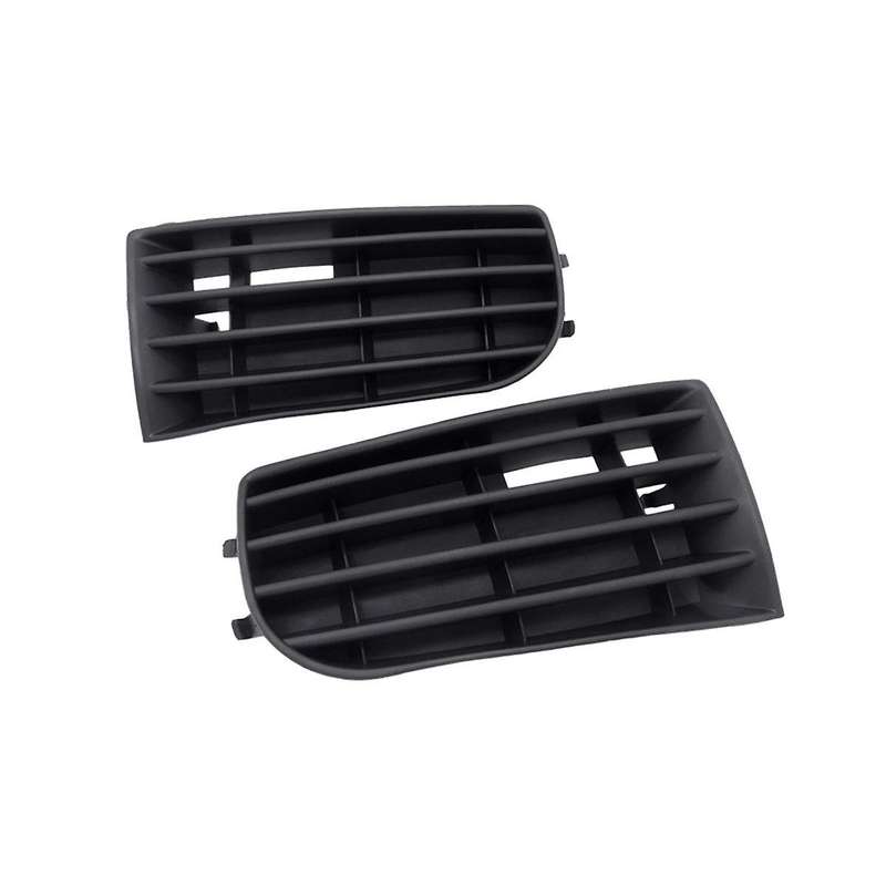 Car Front Bumper Fog Light Grille without Holes Fog Light Cover for Golf 5 Mk5 2005-2009