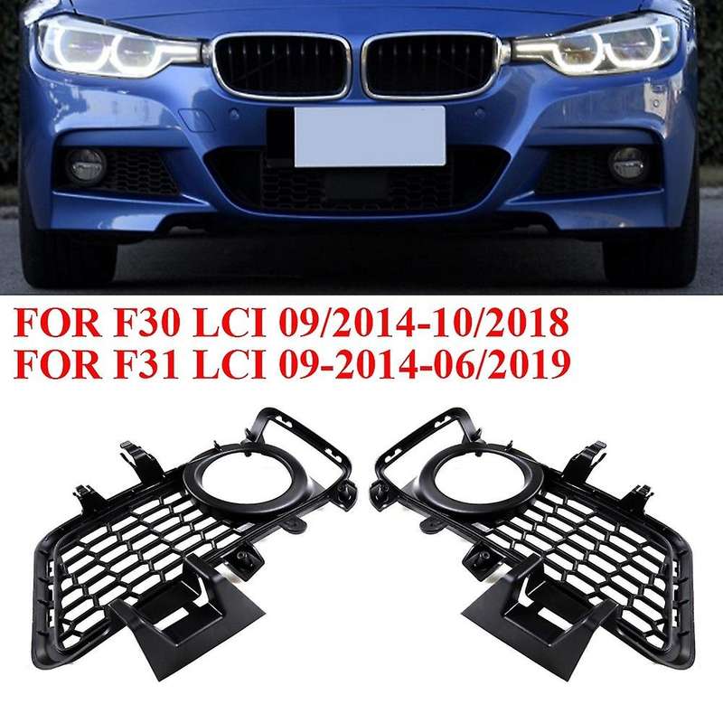Car Front Bumper Fog Light Grilles for 3 Series F30 F31 F35 51118062631 Right Side