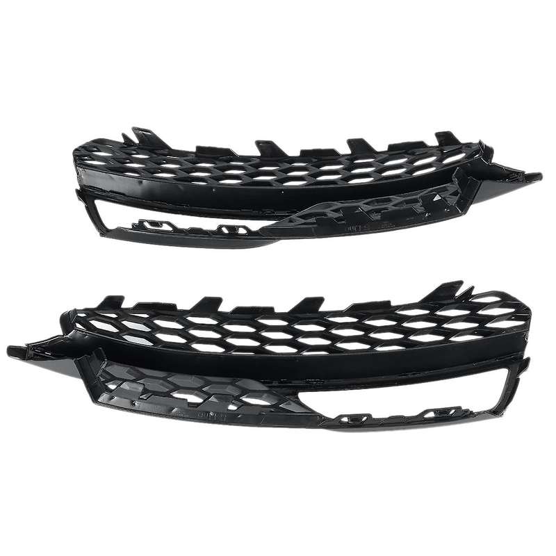 Car Front Bumper Fog Light Lamp Grille Cover Honeycomb Mesh Style for- S3 A3 S-Lines 14-16 8V3807682