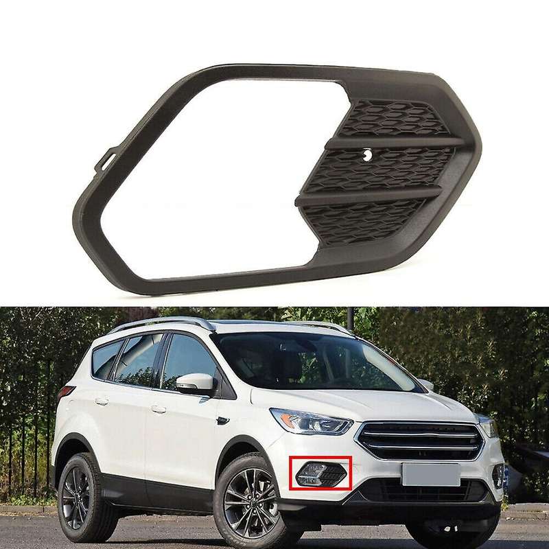 Car Front Bumper Fog Light Lamp Frame Grille Cover for Escape 2017 2018 2019 Right