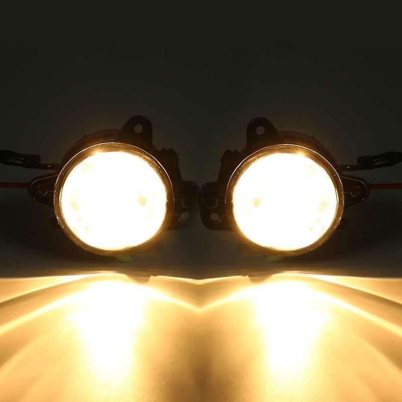 Car Front Bumper Fog Light Lamp with Bulb Driving Light for Transporter T5 2003-2014