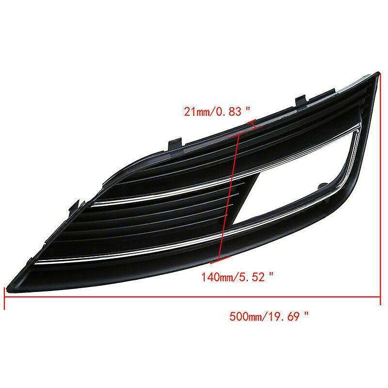 Car Front Bumper Fog Light Lamp Grill Grilles Cover for A4 B8 Facelift 2012-2015 8K0807681K 8K080768