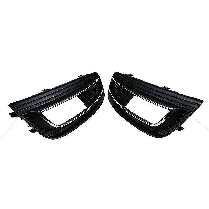 Car Front Bumper Fog Light Lamp Grill Grilles Cover for A4 B8 Facelift 2012-2015 8K0807681K 8K080768