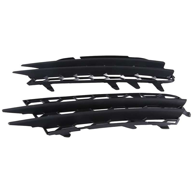 Car Front Bumper Fog Light Mesh Grille for 2008-2014 Fog Lamp Honeycomb Cover 1k8853665 1k8853666
