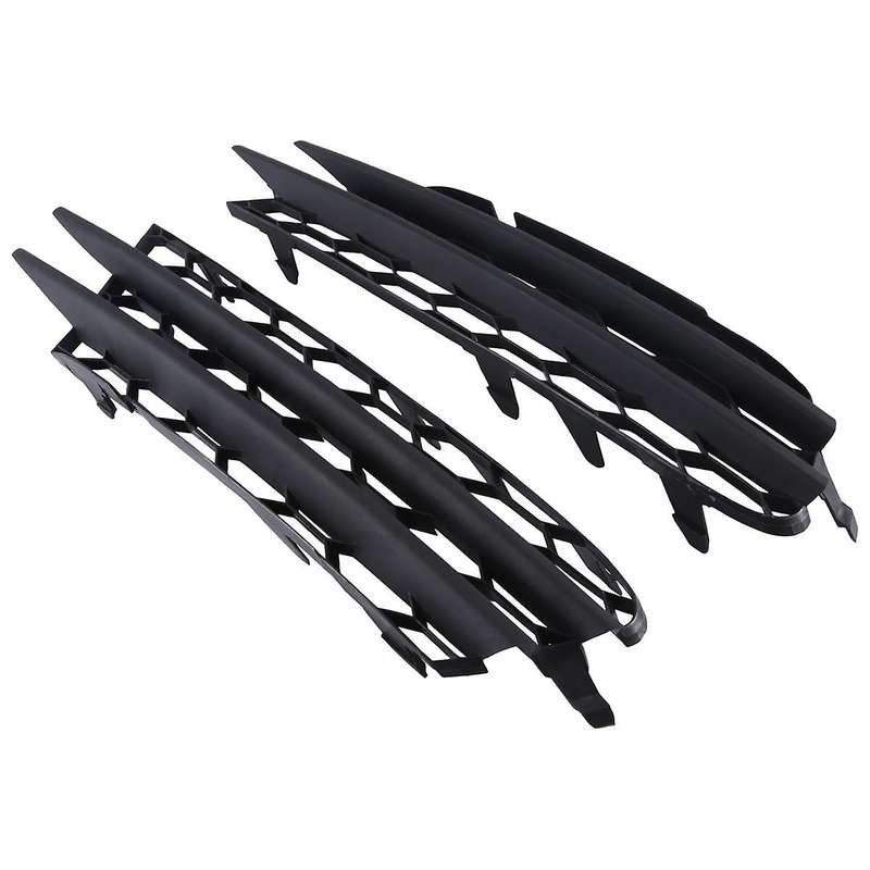 Car Front Bumper Fog Light Mesh Grille for 2008-2014 Fog Lamp Honeycomb Cover 1k8853665 1k8853666