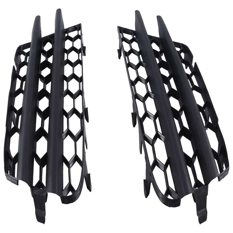Car Front Bumper Fog Light Mesh Grille for 2008-2014 Fog Lamp Honeycomb Cover 1k8853665 1k8853666