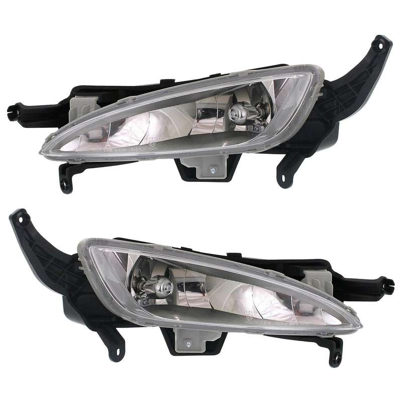 Car Front Bumper Fog Lights DRL Fog Lamps Assembly for K5 2010-2013 92201-4M000 92202-4M000