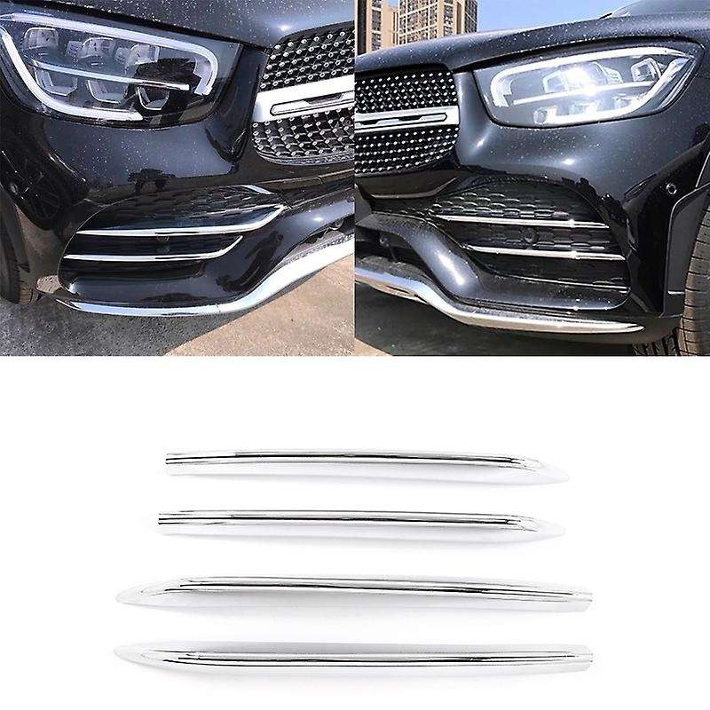 Car Front Bumper Fog Light Trim Spoiler for GLC Coupe 2020 2021