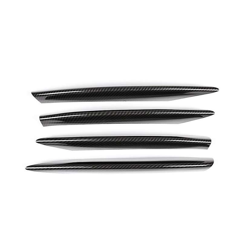 Car Front Bumper Fog Light Trim Strips for C Class W205 2019-2021 Air Intake Grille Splitter Decorat
