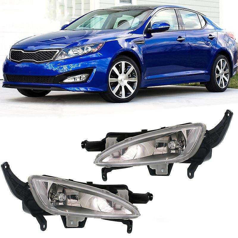 Car Front Bumper Fog Lights DRL Fog Lamps Assembly for K5 2010-2013 92202-4M000 Right Side
