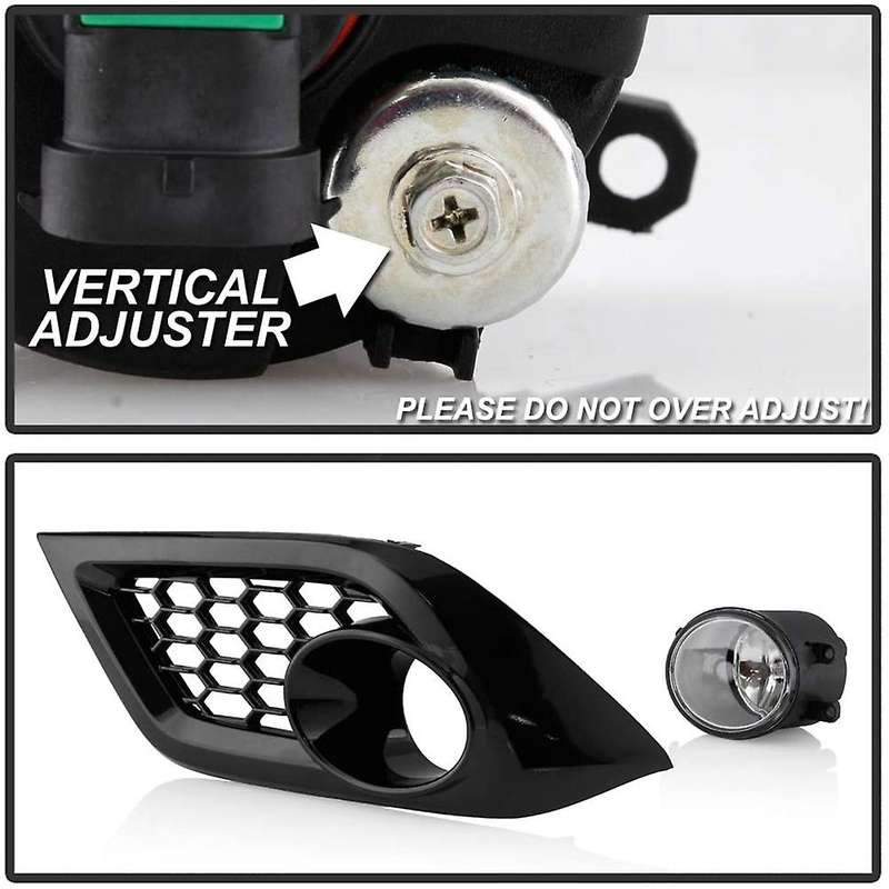 Car Front Bumper Fog Lights Driving Lamps with Switch Assembly Left+Right for IM IM 2016-2018