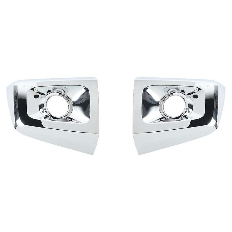 Car Front Bumper Fog Lights Lamp Cover ABS Decoration Accessories for Jimny 2019 2020 2021 ,Silver