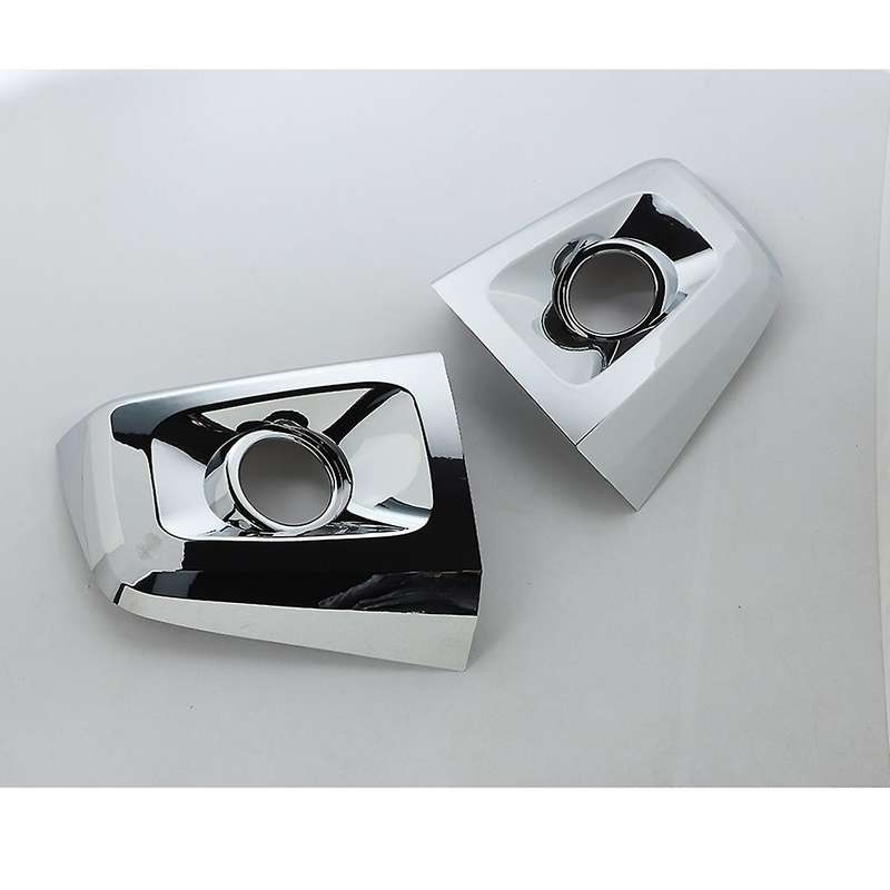 Car Front Bumper Fog Lights Lamp Cover ABS Decoration Accessories for Jimny 2019 2020 2021 ,Silver