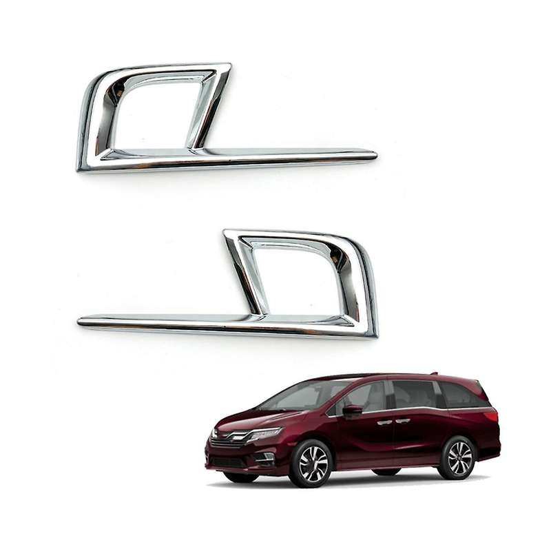 Car Front Bumper Front Fog Lamp Cover Fog Lamp Decorative Trim for Odyssey 2018 2019 2020 Us Versio