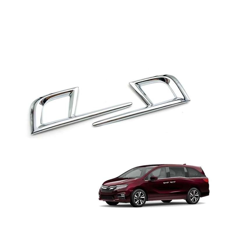 Car Front Bumper Front Fog Lamp Cover Fog Lamp Decorative Trim for Odyssey 2018 2019 2020 Us Versio