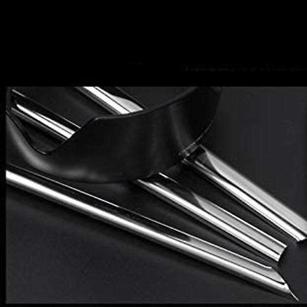 Car Front Bumper Grille Cover Trim Strip Car Decorative for- A6 C6 2009-2011