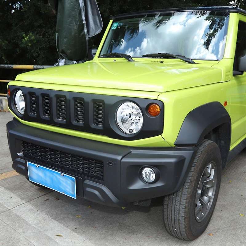 Car Front Bumper Grill Insert Cover Trim Decoration Exterior Accessories for Jimny 2019-2022 , ABS C